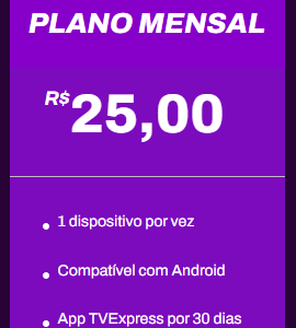 TVExpress - Plano Mensal