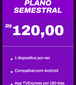 TVExpress - Plano Semestral